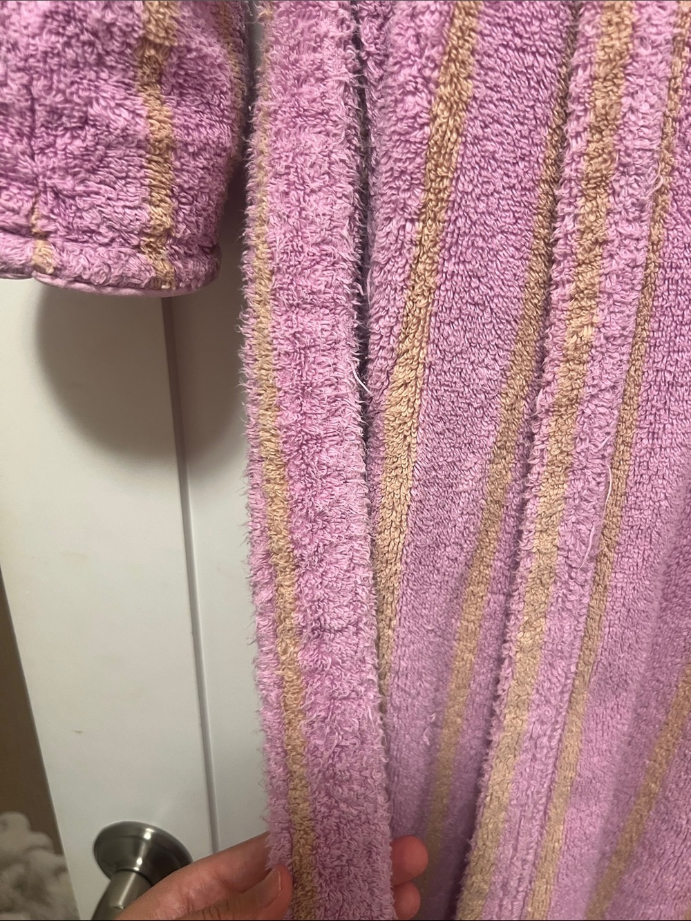 Brooklinen Striped Bath Robe - Picture 4 of 9